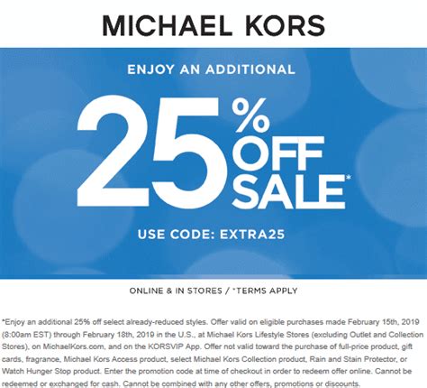 cupones descuento michael kors|michael kors discount code.